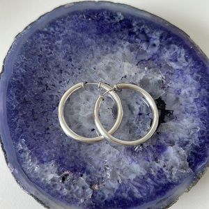 925 Silver Hoop Earrings
